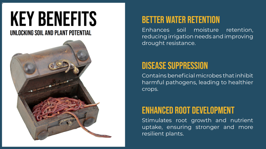 Benefits of using TerraVerm Vermi-Extract